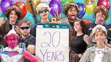 Try Not To Laugh Challenge - Smosh 20th Anniversary Crew Gauntlet