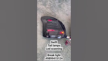 New Swift scanning tail lamps led light matrix light rear lamps suzuki swift indicator
