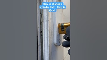 How to change a cylinder lock - Easy & Quick