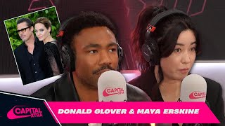 Donald Glover & Maya Erskine on meeting Angelina Jolie & Brad Pitt  | Capital XTRA