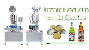 HYRS-C  Crown Lid Beer Bottle Capping Machine