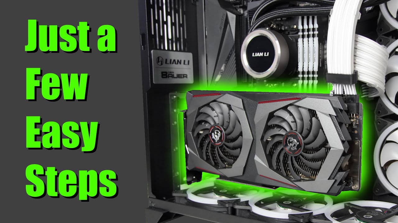 to Install a Vertical GPU (Lian Li 011 Dynamic) - YouTube