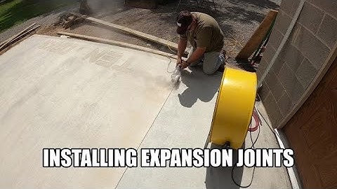 How To Install Expansion Joints in Cured Cement #Installingexpasnsionjointsincuredcement