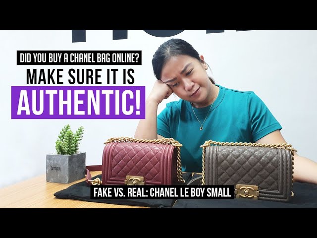 How To Spot Real Vs Fake Chanel Boy Bag – LegitGrails