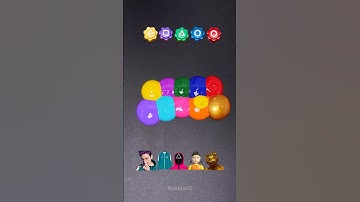 Guess the mixed colors of Squid Game 2  #squidgame2 #squidgame #colormixing #satisfying #asmr