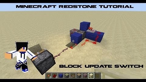 Minecraft -- Redstone Tutorial BUD Switch