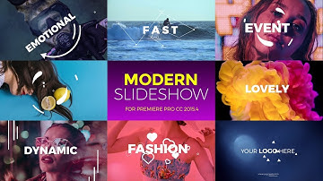 Modern Slideshow by metrounit | Premiere Pro - Motion Array