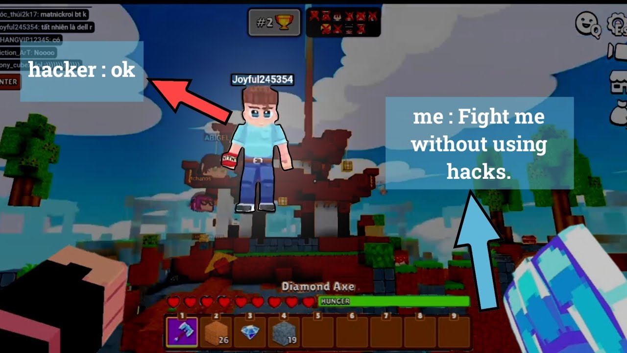 I defeated the hacker twice 😌 