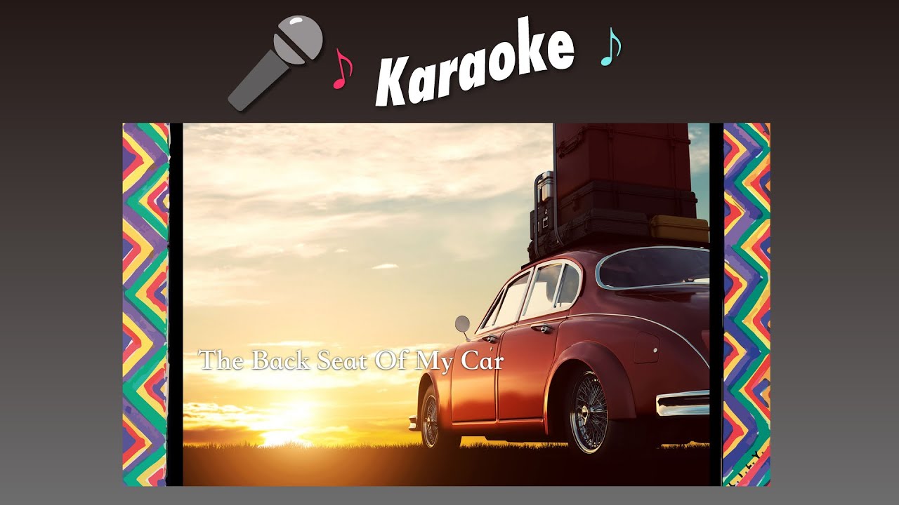 The Back Seat Of My Car Paul McCartney karaoke cover YouTube