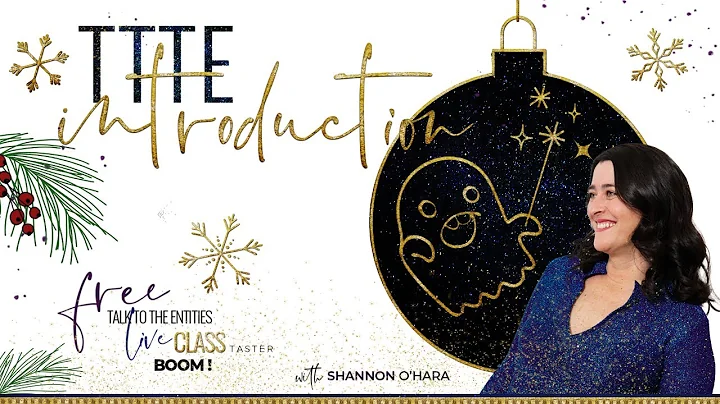 A Talk to the Entities Taster - with Shannon O'Hara!
