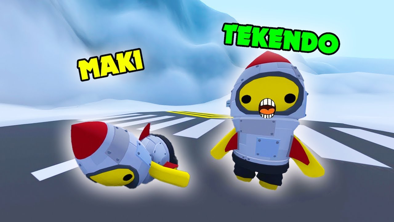 CARRERA cohetes 🚀 en Wobbly Life con TEKENDO