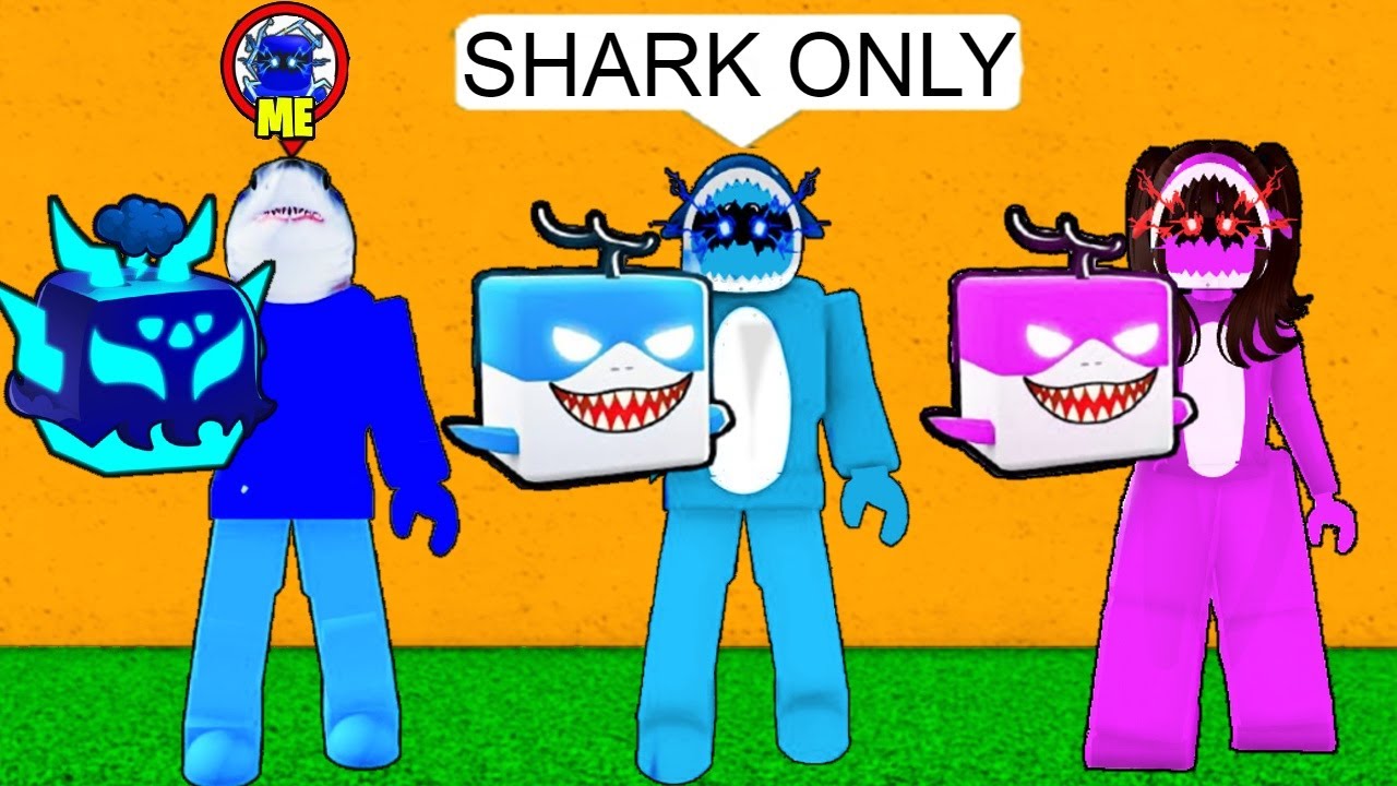 Going UNDERCOVER in a SHARK FRUIT ONLY Clan.. (Blox Fruits)
