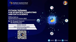 Day 3 Part 3 | Python for Scientific Computing and Data Science | IIT Guwahati