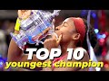 Top 10 Youngest Grand Slam Champion in WTA Tennis (2000 - 2023)