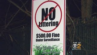 New Yorktown Littering Law