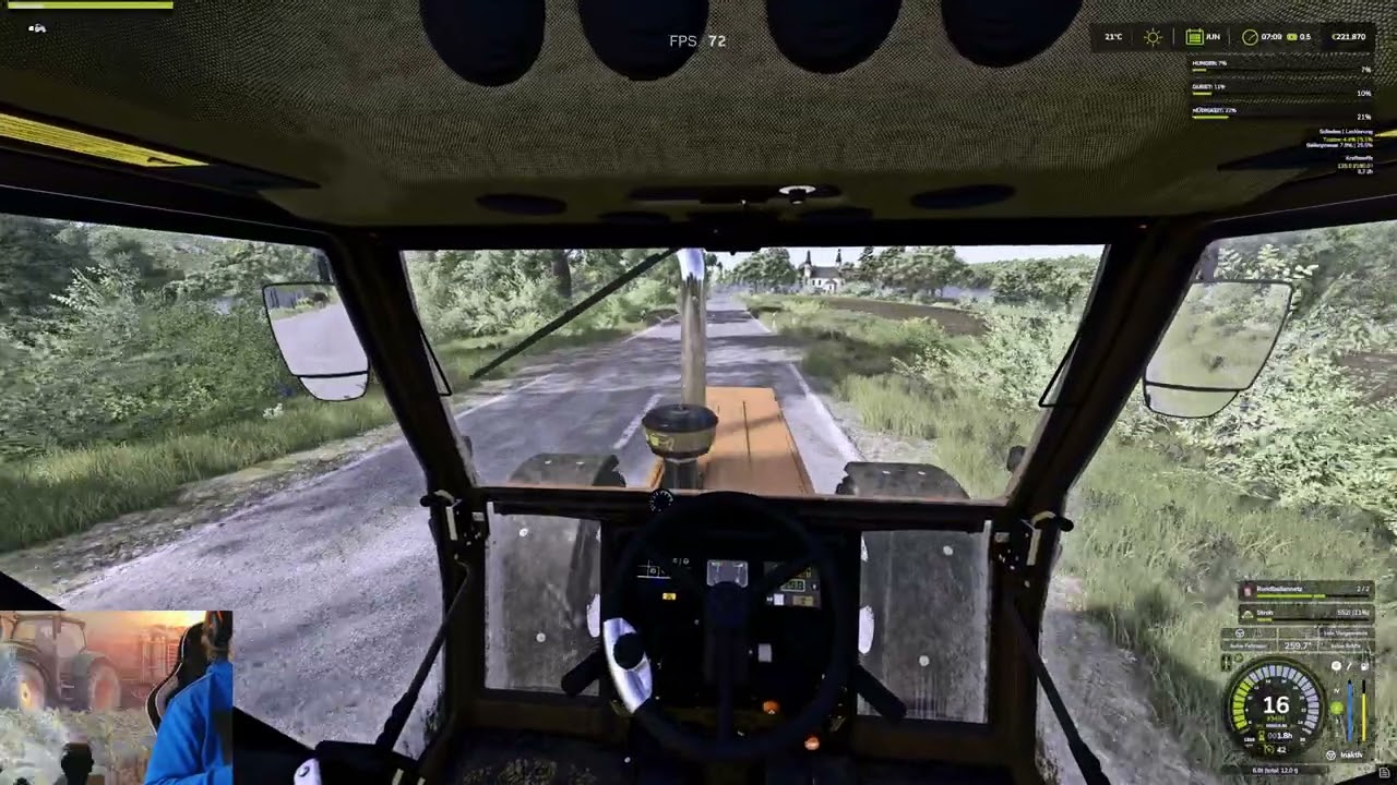 LS 25 Hof Bergmann 1.3.0.1 Beta Stroh Wickeln Feld 1 und Feld 3