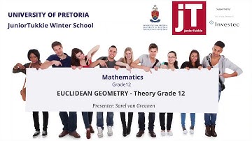 Grade 12 Mathematics - Euclidean Geometry - Theory Grade 12