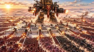 CAN AN EMPEROR-CLASS TITAN SURVIVE 9 MILLION KHORNE & SLAANESH FORCES? - WARHAMMER 40K - UEBS 2