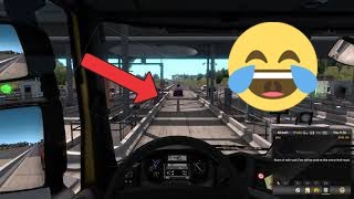 Don't Speed Through A Toll Gate | Euro Truck Simulator 2 (ETS2) FAIL