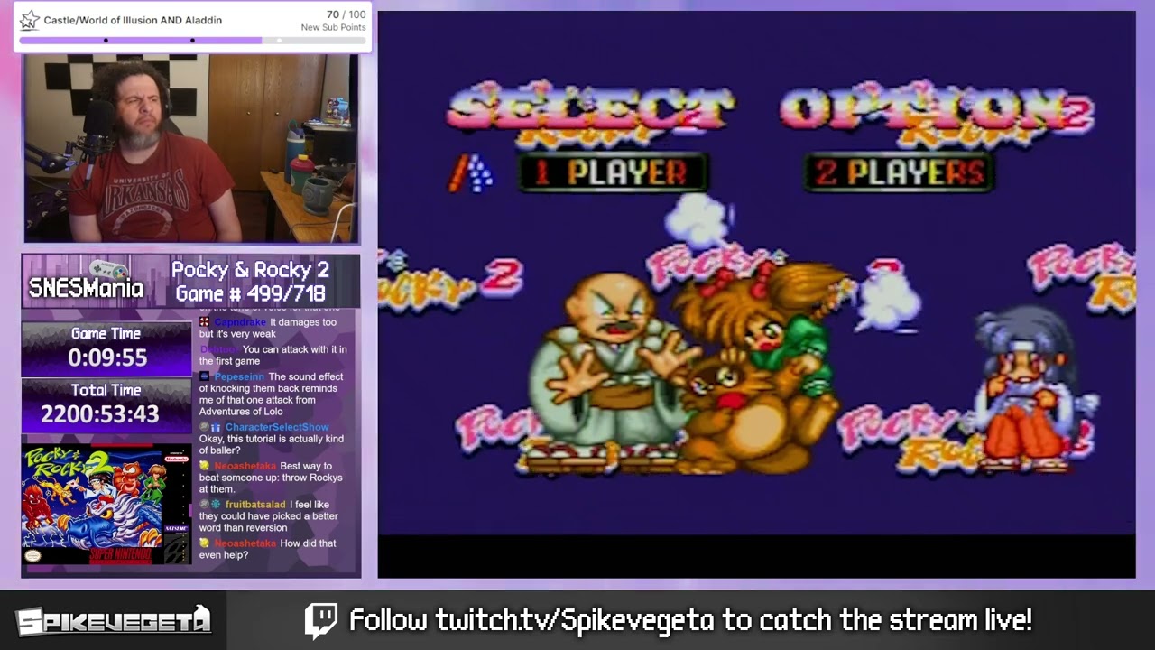 SNESMania Game 499: Pocky & Rocky 2 - YouTube