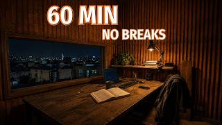 Late Night Coding Focus Music — Bushwick Rooftop Shed | 60 Min, No Breaks