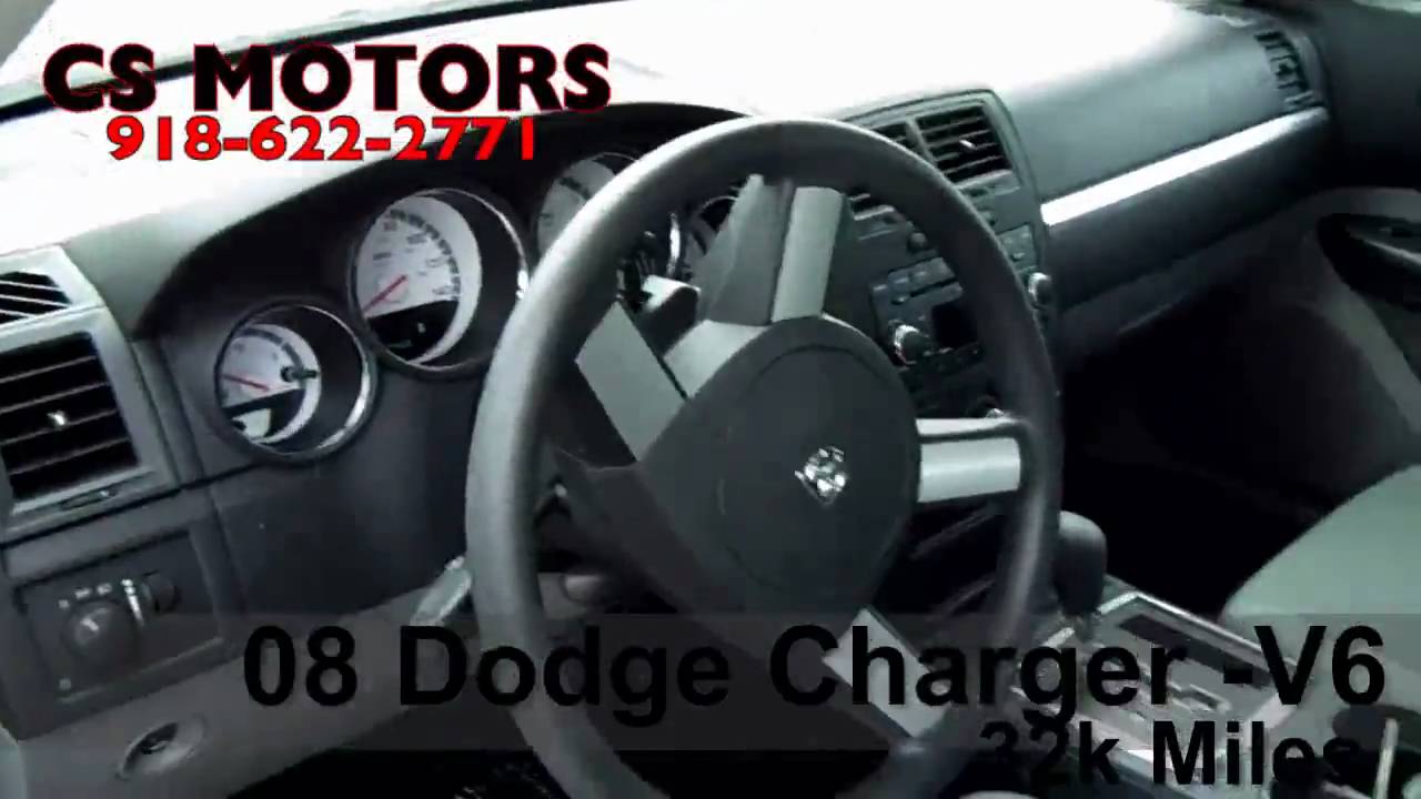 2008 Dodge Charger - V6 Sedan- 32k Miles - CS Motors Tulsa OK (918)-622