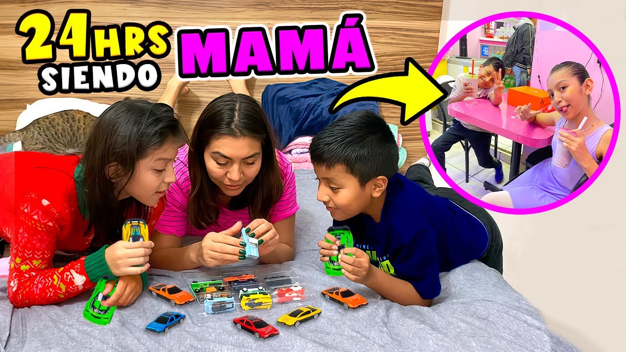 SIENDO MAMÁ de NIÑO Y NIÑA😨JUGAMOS CARRITOS! IYadeli Merlin 🤍