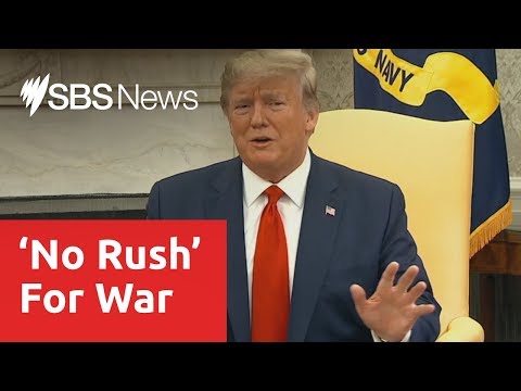 Donald Trump says he would 'like to avoid' war with Iran
