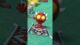Geometry dash Extreme Demon flies on a Magic Carpet