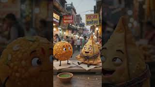 Best friend ya Biggest rival? Laddu aur Samosa ki kahaani. 😂