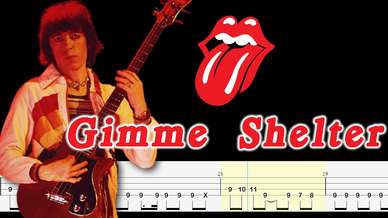 Gimme Gimme Tab. Rolling Stones "Gimme Shelter". Angie Rolling Stones Bass Tabs pdf.