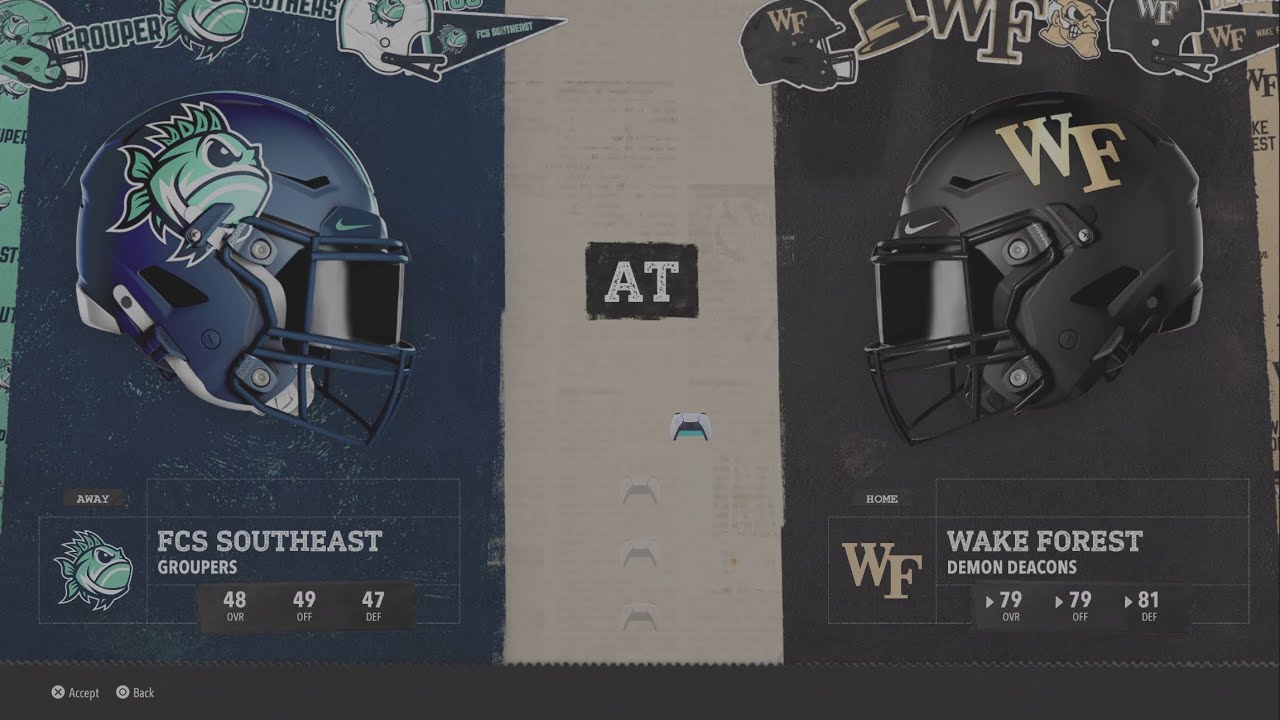 2025 Week 2 - FCS Southeast @ Wake Forest