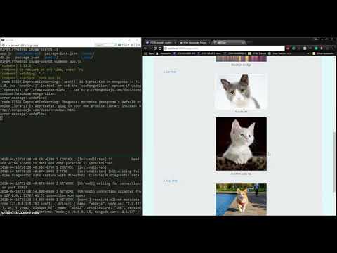 Image Posting Board App with Node, Express, MongoDB