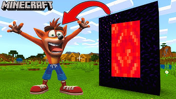 How To Make Portal To Crash On The Run Dimension In Minecraft!