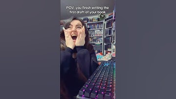 POV: You finish your first draft… #authortube #booktok #firstdraft #writing #writerscommunity