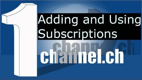 1Channel Subscriptions in XBMC 12.2 Frodo install and usage tutorial