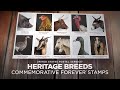 USPS Heritage Breeds Commemorative Forever® Stamps