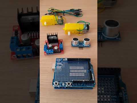 Краткий обзор колёсного робота на контроллере Arduino UNO