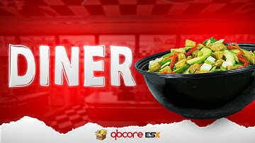 FiveM Diner Script | Advanced Job Script 2025 | QBCore ESX QBox | Showcase Video