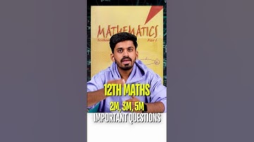 📘 12th Maths Very Important Questions 🔥 | Top 12th Maths Questions for Board Exam 💯