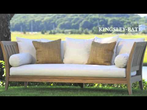 Muebles para exterior de madera de teca kingsley bate youtube