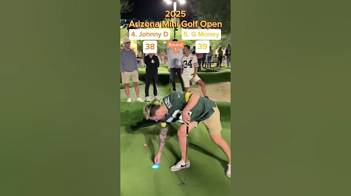 4. Johnny D vs 5. G Money ROUND 1 (Holes 17-18) #golf #minigolf #viral #sports #puttputt #tournament