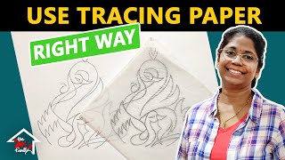 How to use Tracing Paper in RIGHT WAY! | Guidance for Drawing Exam