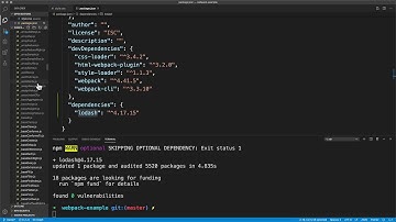 Webpack - 10. npm 패키지 사용