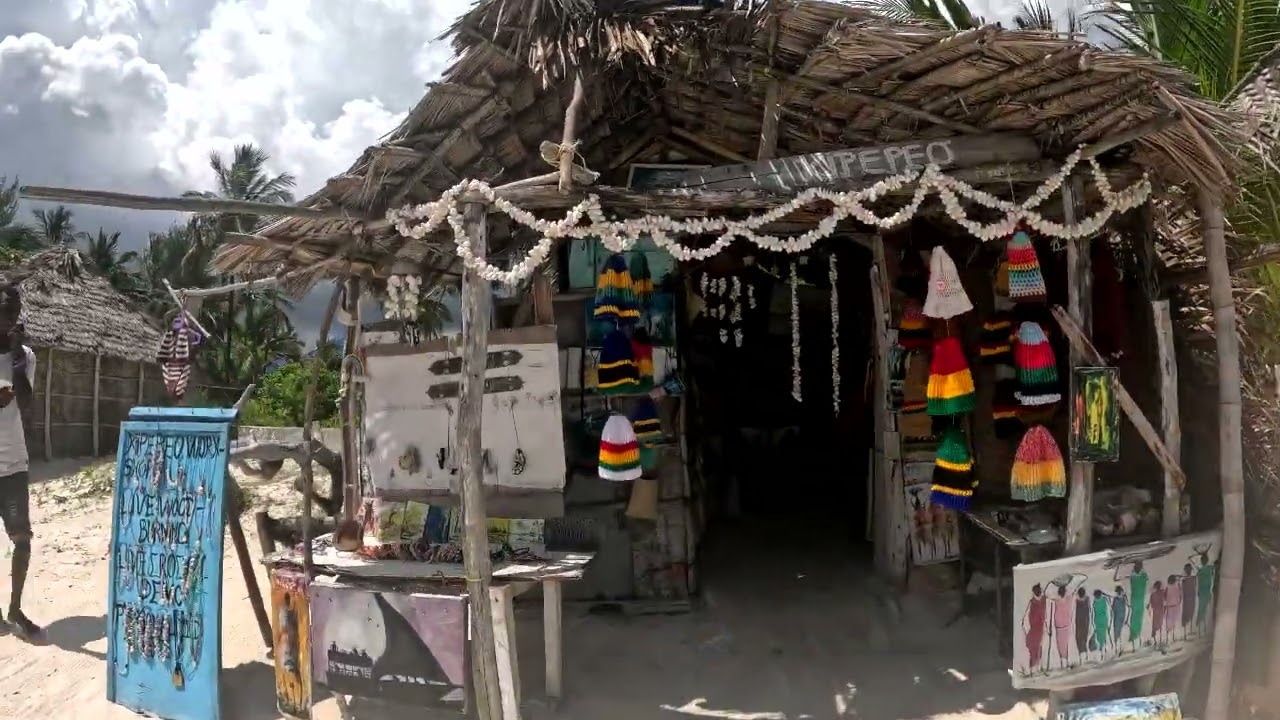 ZANZIBAR! Beach walk with locals. TANZANIA. Country 118*