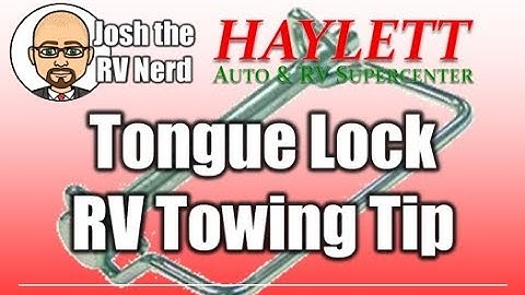 Travel Trailer Coupler Lock Towing Safety Tip with Josh the RV Nerd