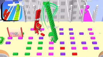 Bridge Race ​- All Levels Gameplay Android,ios (Levels 34-36)