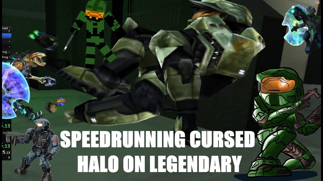 Cursed Halo! Speedrun attempt on Legendary! - YouTube