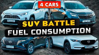 SUV Battle 2022: Fuel Economy Test | Mazda CX-5, Hyundai Tucson, Toyota RAV4 &amp; Chevrolet Equinox