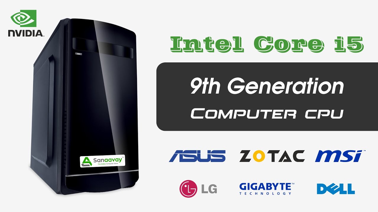 Sanaavay Desktop PC Intel Core i5 9th Generation Computers - YouTube